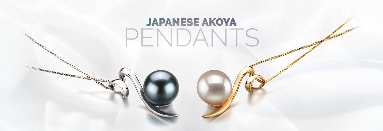 PearlsOnly Japanese Akoya Pendants